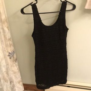 Little black lace dress